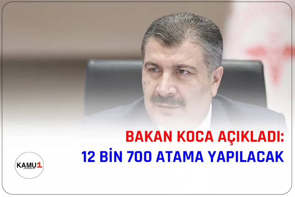 Sağlık Bakanı Fahrettin Koca'dan yeni açıklamalar art arda geldi. Deprem bölgesine 12 bin 700 sağlık personeli atanacak.