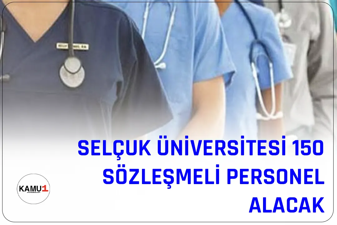 Selçuk Üniversitesi Tıp Fakültesi Hastanesi, Devlet Memurları Kanunu'nun 4. maddesinin (B) fıkrasına göre istihdam edilmek üzere, sözleşmeli personel alımı yapacağını duyurdu. 28 Haziran 2007 tarihli ve 26566 sayılı Resmi Gazetede yayımlanan Sözleşmeli Personel Çalıştırılmasına İlişkin Esaslarda Değişiklik Yapılmasına Dair Esaslar'da yer alan ek 2'inci maddenin (b) fıkrasına göre yapılacak alımlarla toplamda 150 sözleşmeli personel istihdam edilecek.