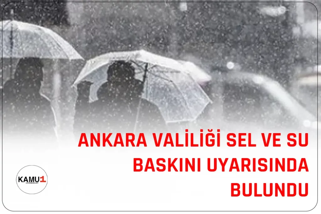 Ankara Valiliği, Meteoroloji Genel Müdürlüğü'nün son verilerine dayanarak yayınladığı meteorolojik uyarıda, Ankara il genelinde önümüzdeki günlerde yağışlı hava koşullarının beklenildiğini duyurdu.