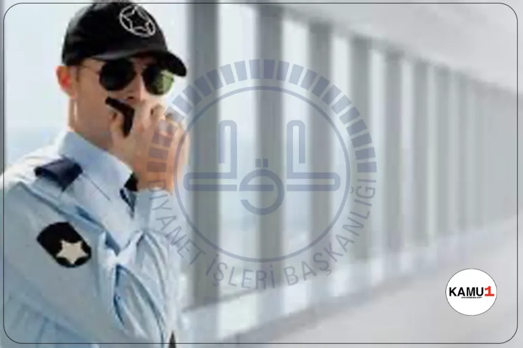 Diyanet İşleri Başkanlığı 1837 güvenlik görevlisi alacak. Cumhurbaşkanlığı SBB Kamu ilan sitesinde yayımlanan duyuruda, Diyanet İşleri Başkanlığına 4538 sözleşmeli personel alımı kapsamında, kadın ve erkek olmak üzere 1837 koruma ve güvenlik görevlisi alınacak.Başvuruların 28 Nisan-5 Mayıs 2023 tarihleri arasında alınacağı aktarılırken, adayların belirtilen genel ve özel şartları dikkatle incelemesi gerektiği kaydedildi.