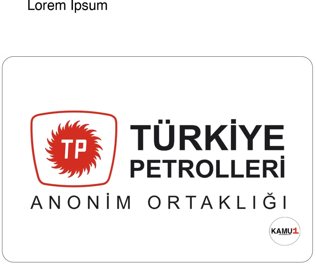 TPAO 121 Personel Alımı Duyurusu Yayımlandı.Türkiye Petrolleri Anonim Ortaklığı (TPAO), yeni personel alımı duyurusunu kamuoyuna duyurdu. Cumhurbaşkanlığı Strateji ve Bütçe Başkanlığı Kamu ilan sitesinde yayımlanan duyuruda, TPAO Merkez ve Taşra Teşkilatlarına lisans mezunlarından oluşan 121 personelin alınacağı belirtildi. Başvuruların başlama tarihi olarak 1 Ağustos itibarıyla kabul edileceği ifade edildi.