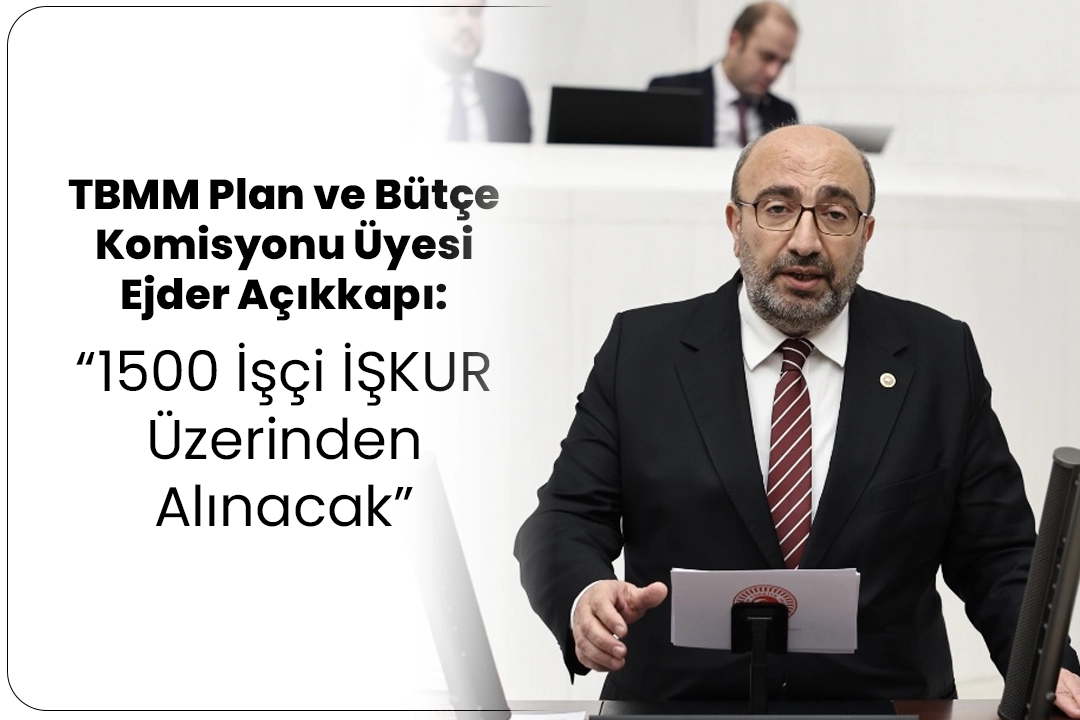 Kariyer Bankası ve Kamu1'e özel açıklamalarda bulunan AK Parti Elazığ Milletvekili, TBMM Plan ve Bütçe Komisyonu üyesi Açıkkapı, Tarım ve Orman Bakanlığının 1500 işçi alımının kura ile gerçekleştirileceğini hatırlattı.