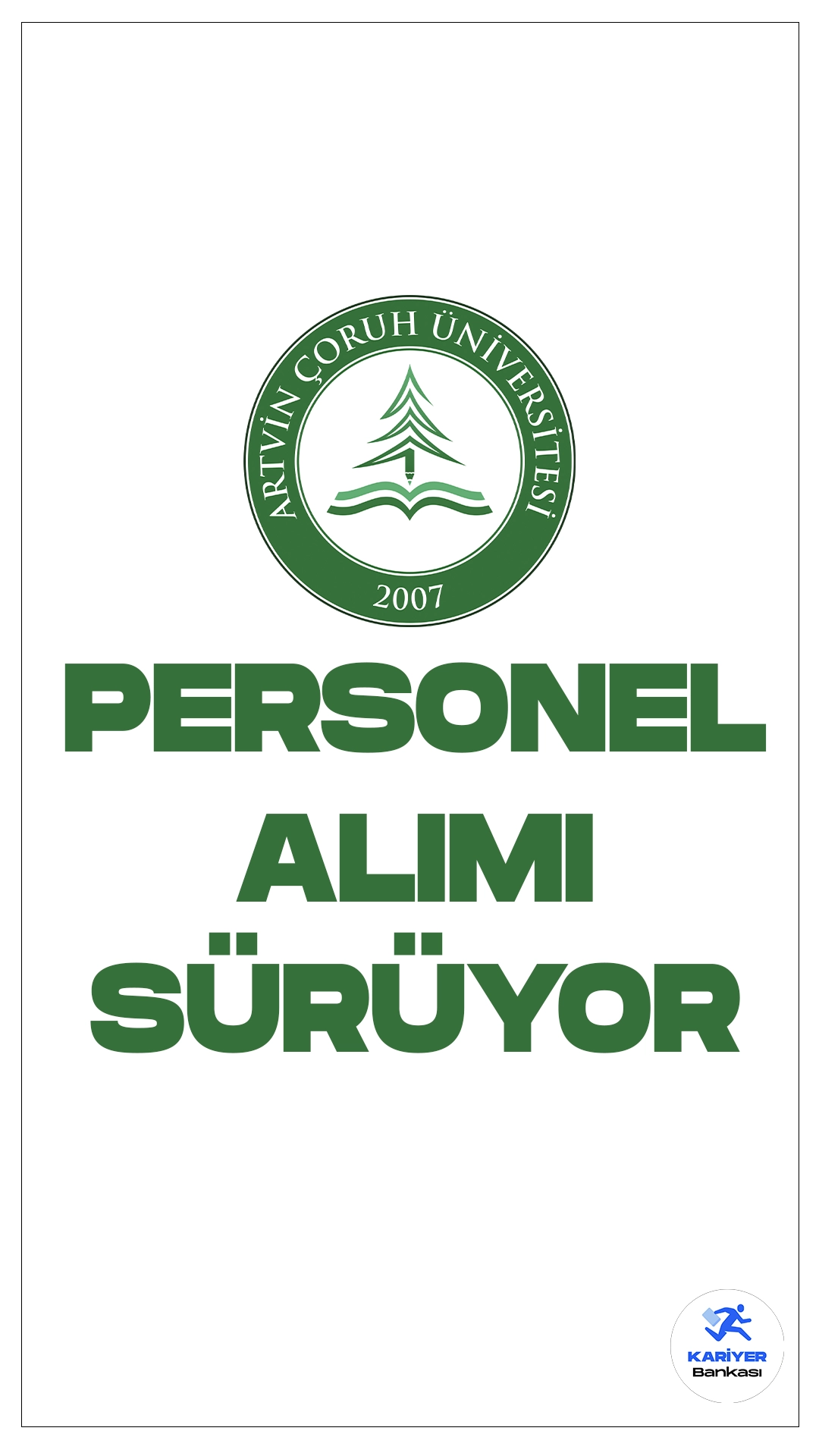 Artvin Çoruh Üniversitesi personel alımı başvuruları sürüyor. Başvuru şartları ver başvuru sayfasına dair tüm detaylar Kamu1.com'un bu haberinde yer alıyor.