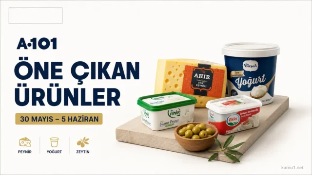 A101 30 Mayıs-5 Haziran aktüel kataloğunda öne çıkan ürünler ve fiyat listesi