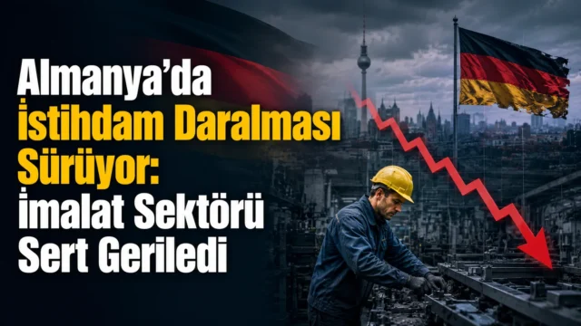 Almanya’da istihdam verilerinin gerilediğini gösteren ekonomi grafiği