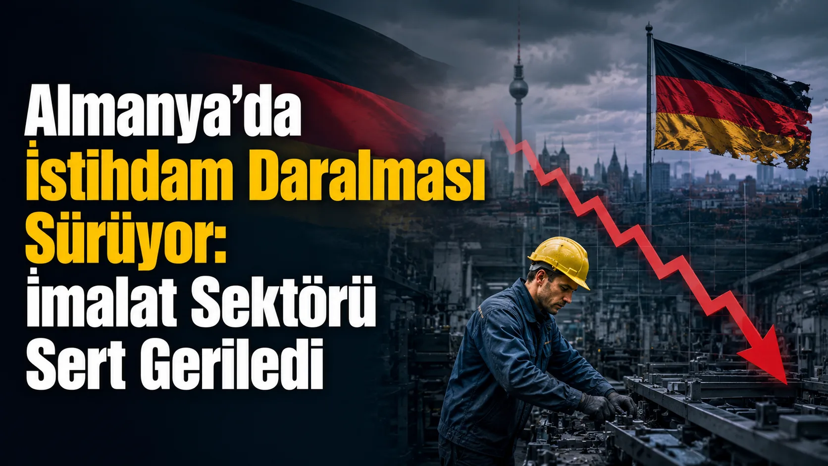 Almanya’da istihdam verilerinin gerilediğini gösteren ekonomi grafiği