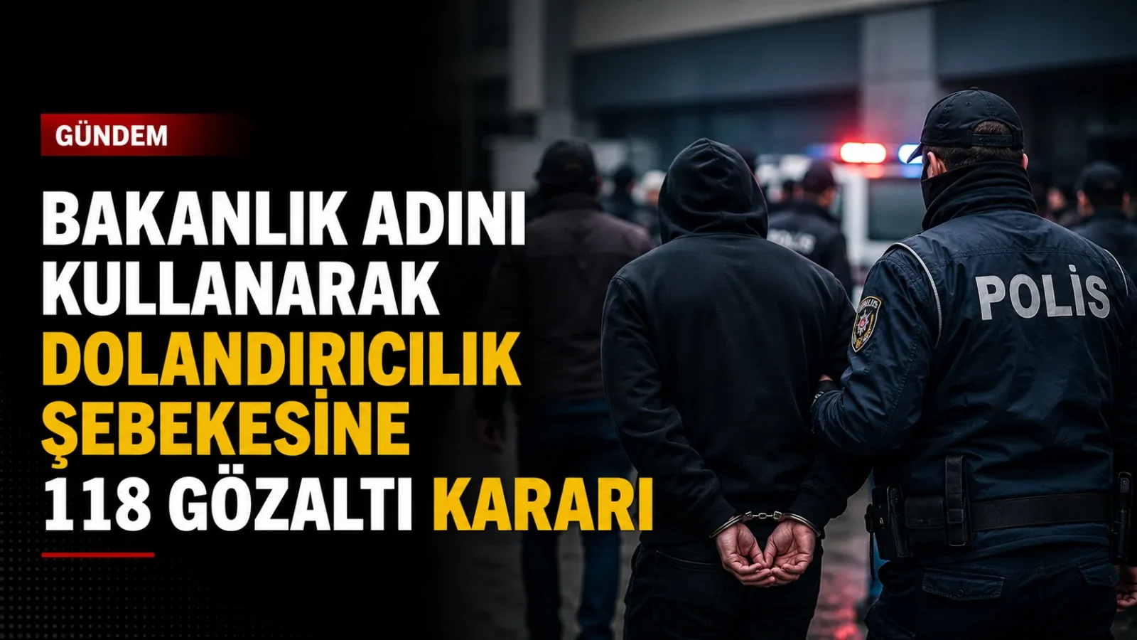 Bakanlık adını kullanarak dolandırıcılık yapan şebekeye yönelik operasyon