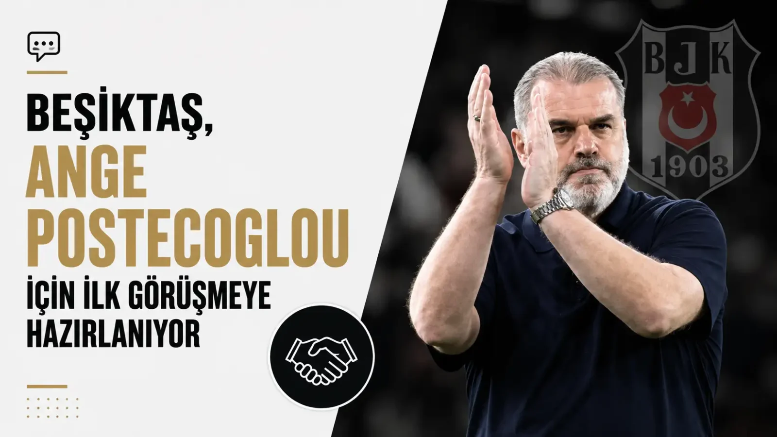 Beşiktaş’ın teknik direktör adayları arasında Ange Postecoglou adı öne çıktı