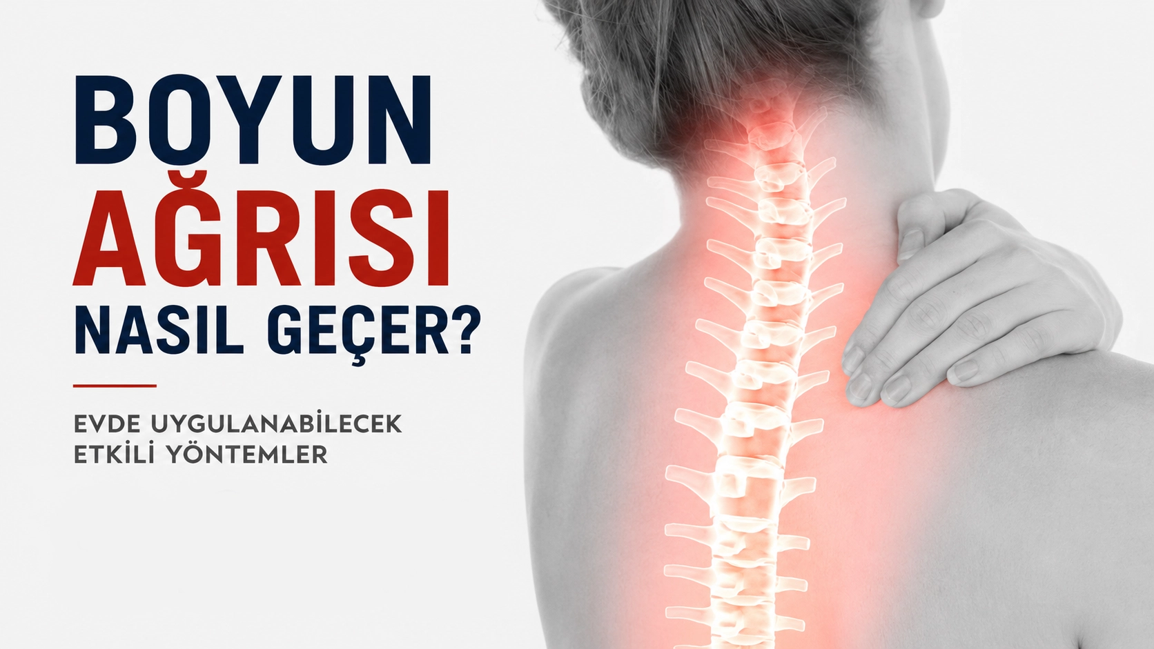 Boyun Ağrısı Nasıl Geçer? Evde Uygulanabilecek Etkili Yöntemler.Boyun ağrısı, masa başında uzun süre çalışma ve telefon kullanımının artmasıyla birlikte en sık görülen sağlık sorunlarından biri haline geldi. Doğru duruş alışkanlıkları ve basit ev uygulamalarıyla ağrının hafiflemesi mümkün olabilir.