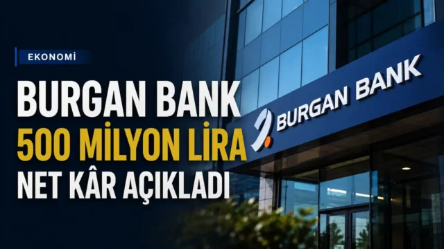 Burgan Bank’ın 2026 ilk çeyrek finansal sonuçlarını anlatan banka binası ve logo görseli