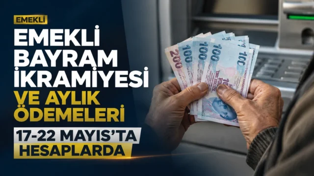 Emeklilere bayram ikramiyesi ve aylık ödemelerinin duyurulduğu takvim