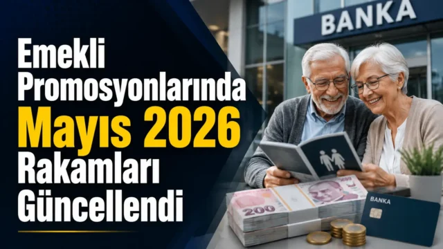 Emekli promosyonları için banka kampanyalarını gösteren görsel