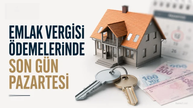 Emlak Vergisi Ödemelerinde Son Gün Pazartesi.Emlak vergisi ilk taksit ödemeleri için süre doluyor. Mükelleflerin ödemelerini 1 Haziran Pazartesi gününe kadar yapması gerekiyor.