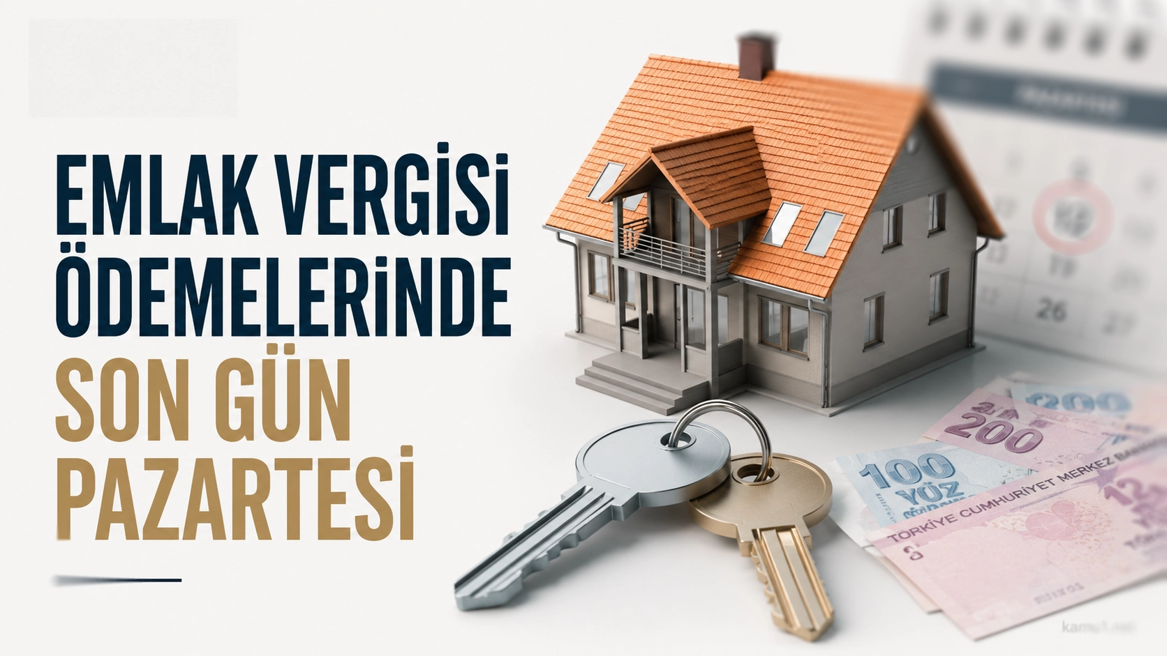Emlak Vergisi Ödemelerinde Son Gün Pazartesi.Emlak vergisi ilk taksit ödemeleri için süre doluyor. Mükelleflerin ödemelerini 1 Haziran Pazartesi gününe kadar yapması gerekiyor.