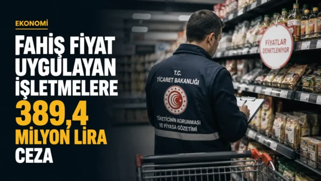 Ticaret Bakanlığı'nın fahiş fiyat denetimleri kapsamında uygulanan para cezaları