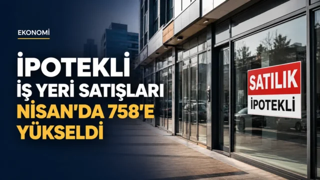 TÜİK verilerine göre Türkiye’de ipotekli iş yeri satışları nisan ayında 758’e yükseldi