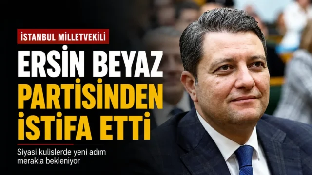 İYİ Parti İstanbul Milletvekili Ersin Beyaz'ın istifa açıklaması