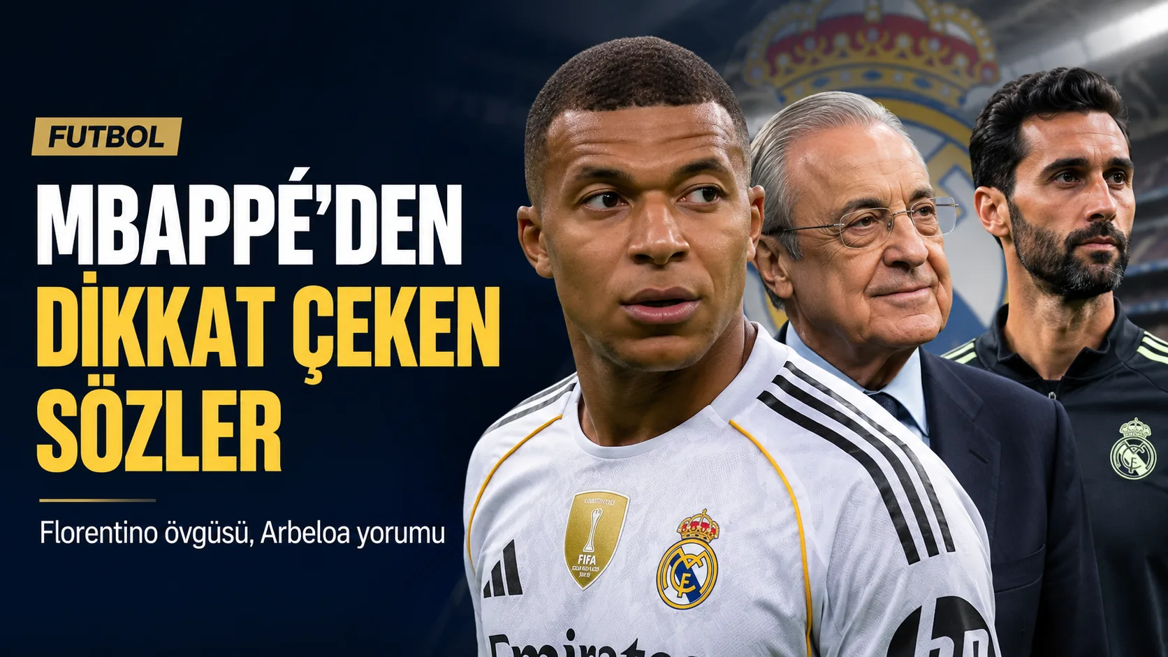 Mbappé, Real Madrid formasıyla maç sonrası açıklama yaparken