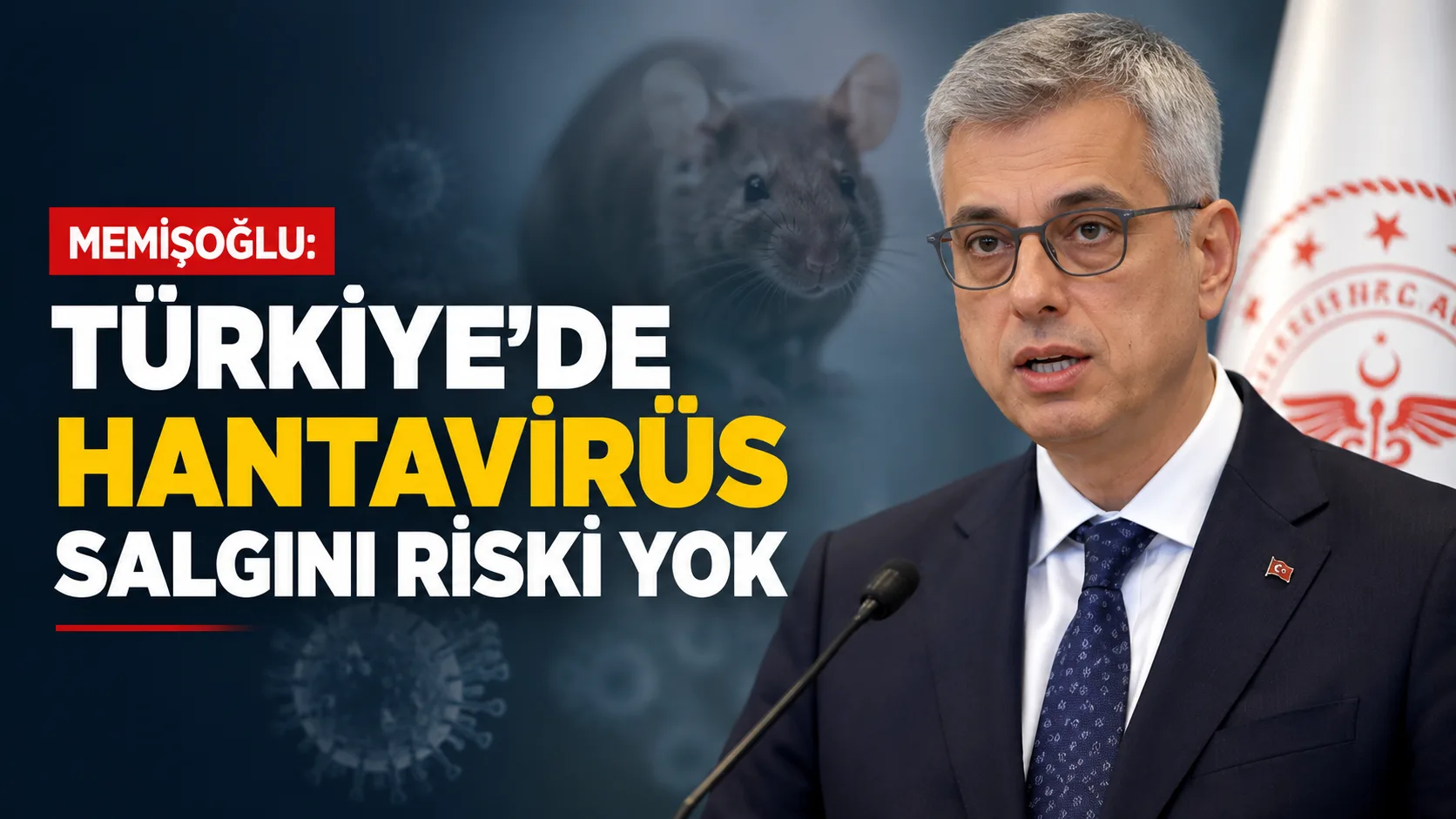 Kemal Memişoğlu, Türkiye’de hantavirüs salgını riski olmadığını açıkladı
