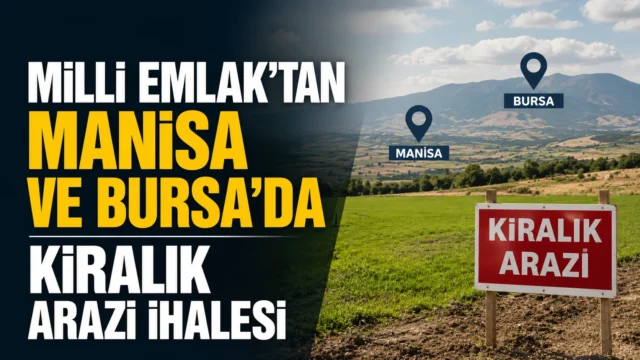 Milli Emlak’ın Manisa ve Bursa’daki kiralık arazi ihaleleri