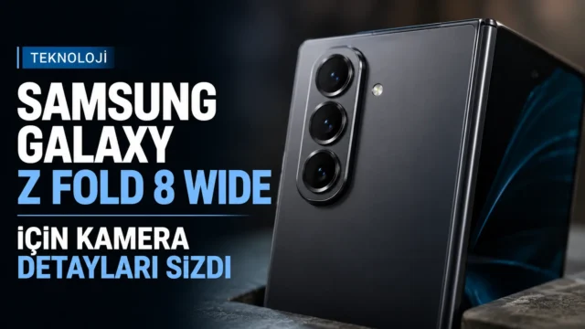 Samsung Galaxy Z Fold 8 Wide için sızan kamera özellikleri