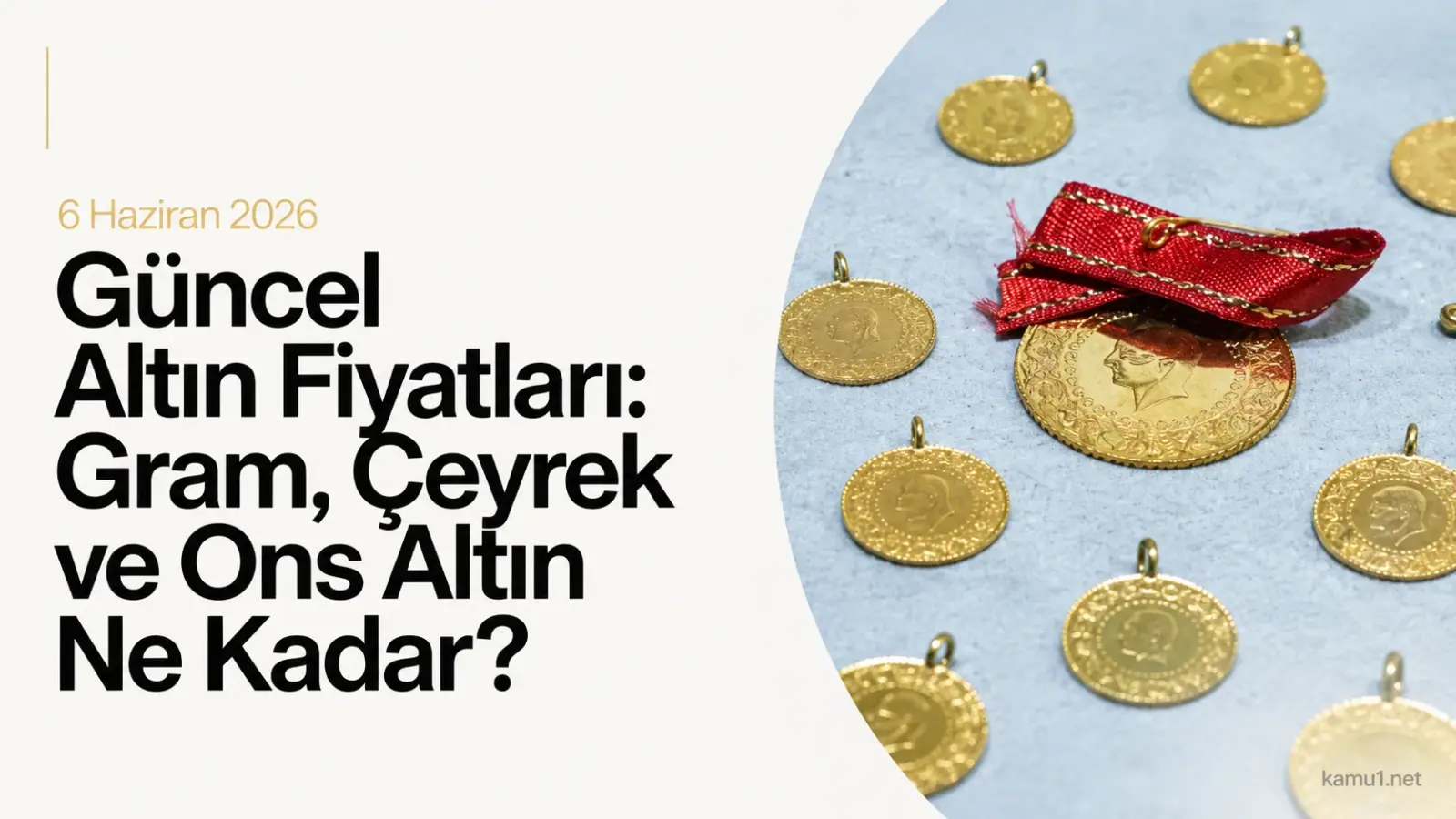 6 Haziran 2026 güncel altın fiyatlarını gösteren altın ve piyasa ekranı