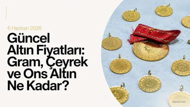 6 Haziran 2026 güncel altın fiyatlarını gösteren altın ve piyasa ekranı