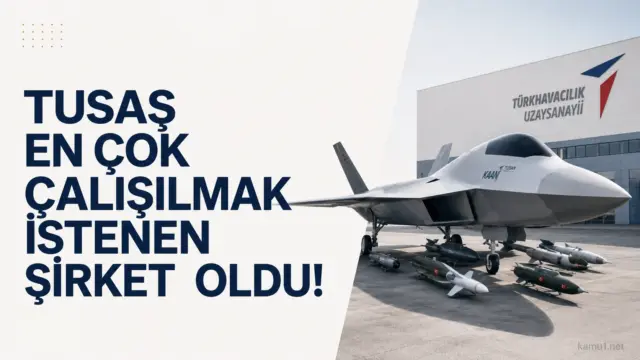 Türkiye'nin havacılık ve uzay sanayiindeki öncü kuruluşu TUSAŞ, üniversite öğrencileri ve genç profesyonellerin katılımıyla kapsamlı şekilde gerçekleştirilen ve 17.si düzenlenen “En Gözde Şirketler” araştırmasında büyük bir başarıya imza attı. TUSAŞ, savunma sanayii sektöründeki dev rakiplerini geride bırakarak sektöründe en çok çalışılmak istenen şirketler sıralamasında birinci sıraya yerleşti.
