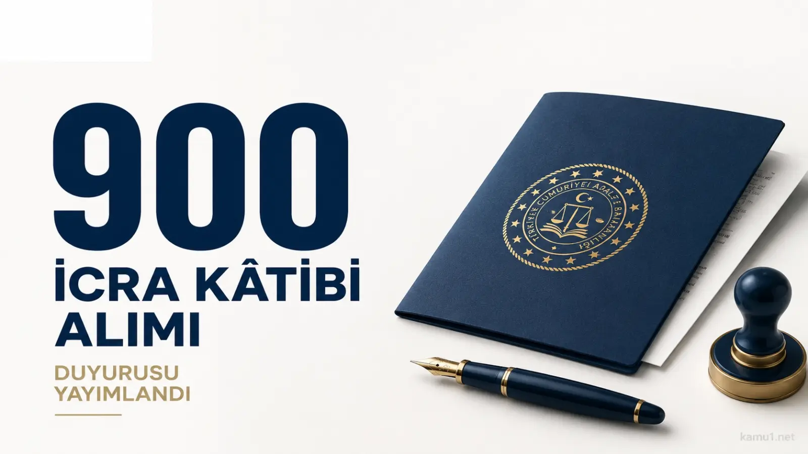 Adalet Bakanlığı, icra dairelerinde görevlendirilmek üzere 900 sözleşmeli icra kâtibi alımı duyurusu yayımlandı.