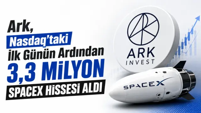 Cathie Wood'un ARK fonlarının SpaceX hissesi alımını gösteren temsili görsel