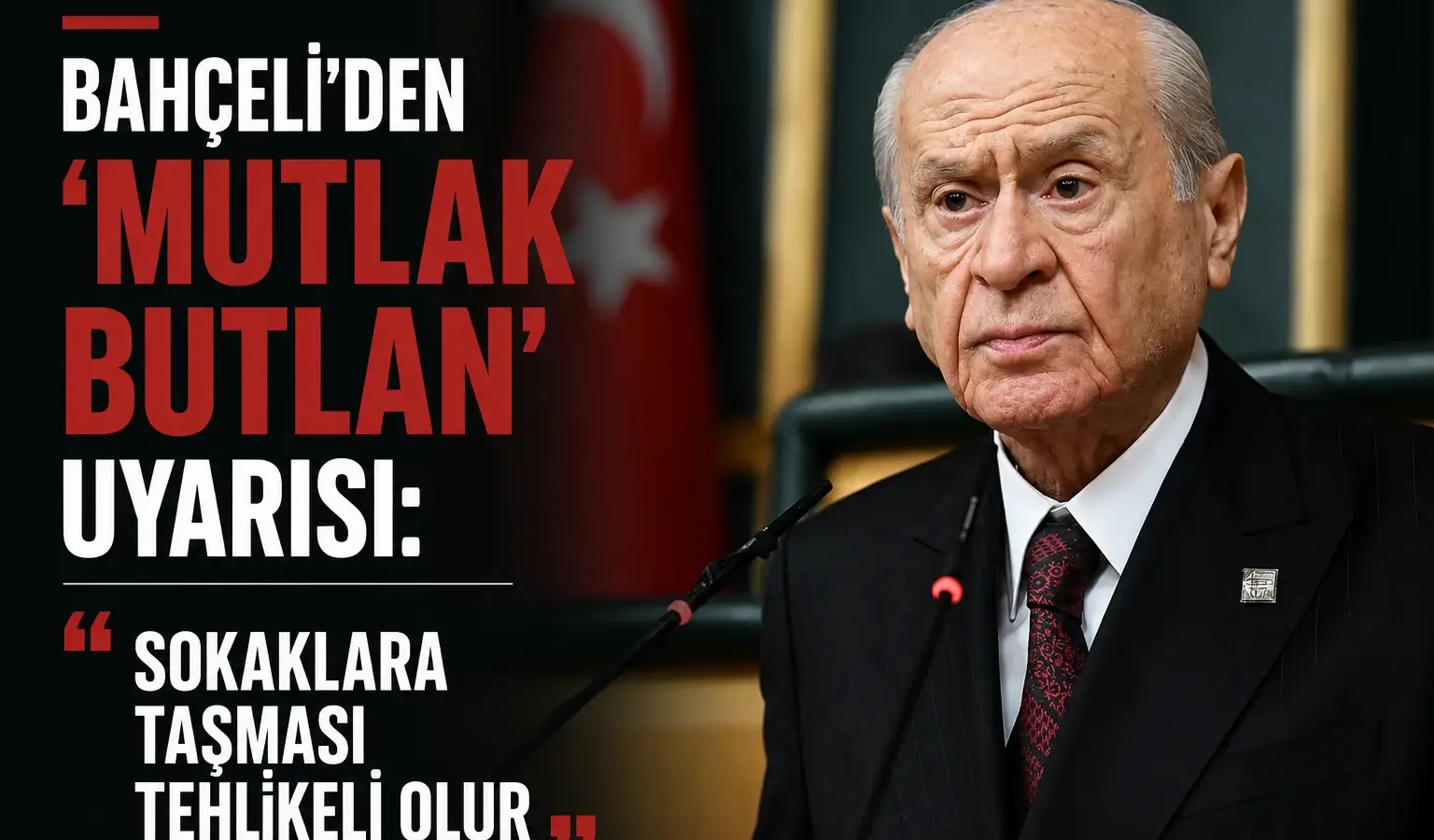 Devlet Bahçeli’nin CHP’deki mutlak butlan tartışmalarına ilişkin açıklaması