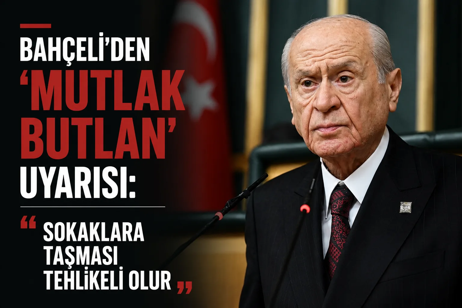 Devlet Bahçeli’nin CHP’deki mutlak butlan tartışmalarına ilişkin açıklaması