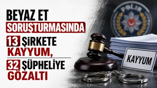 Beyaz et sektörüne yönelik soruşturmada 13 şirkete kayyum ve 32 şüpheliye gözaltı kararı
