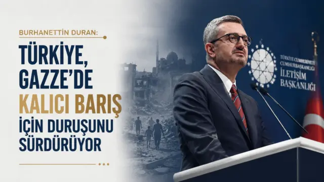 Burhanettin Duran’ın Gazze ve Filistin mesajına ilişkin paylaşımı