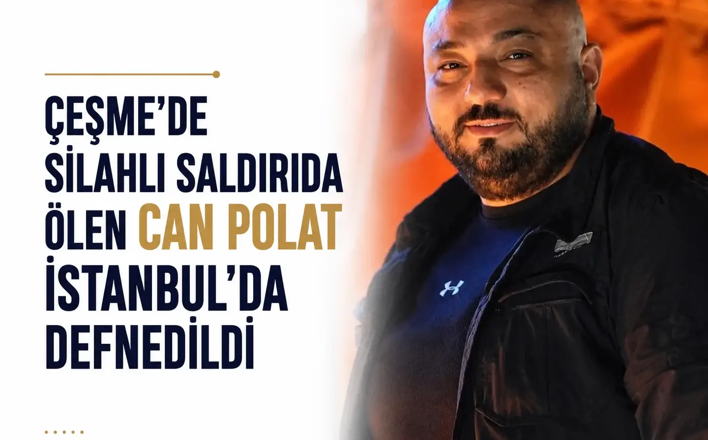 Can Polat’ın İstanbul Ataşehir’deki cenaze töreninden bir kare
