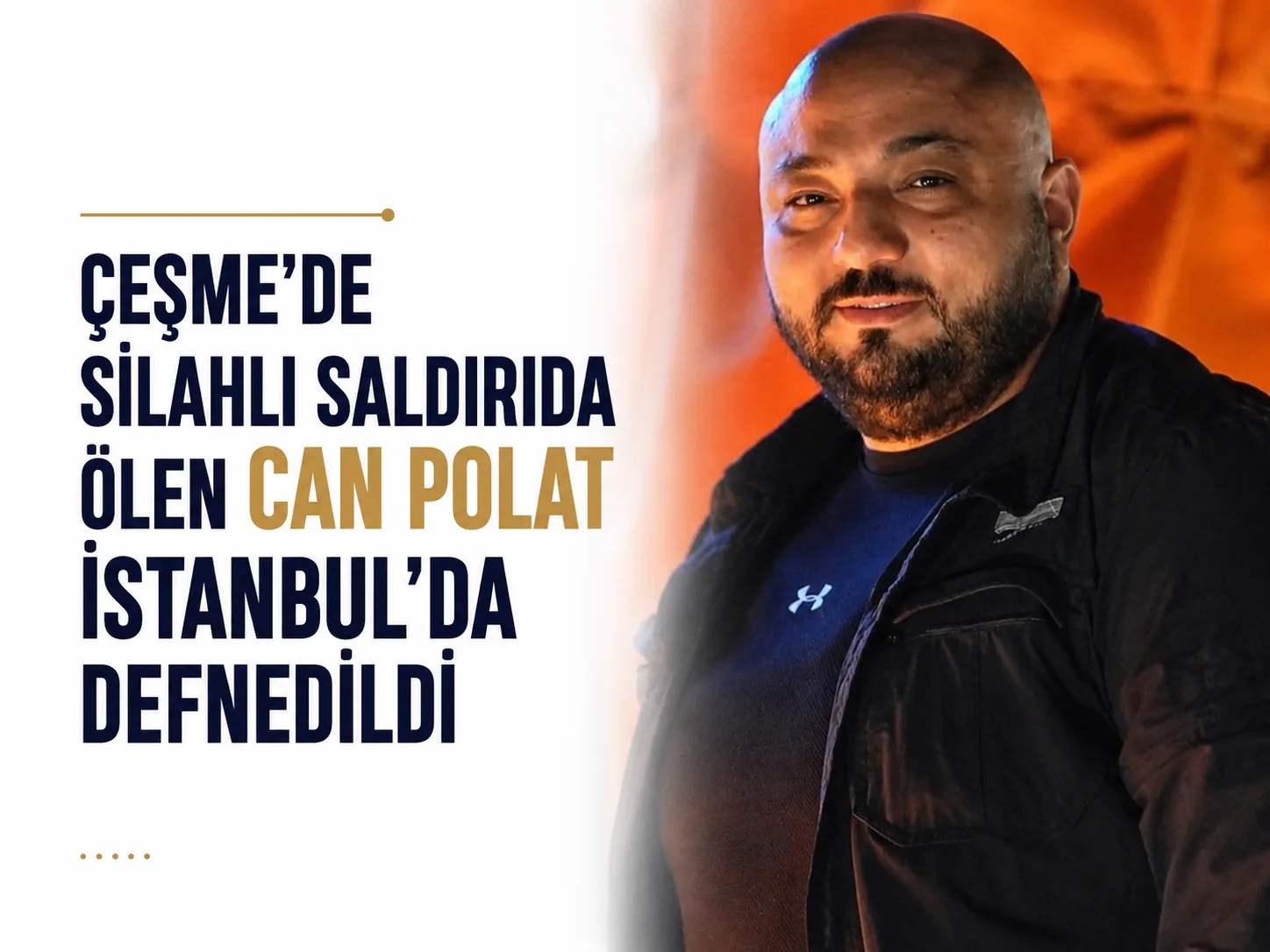 Can Polat’ın İstanbul Ataşehir’deki cenaze töreninden bir kare
