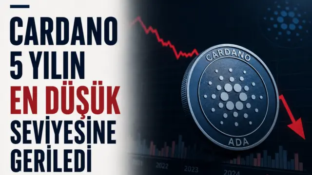 Cardano (ADA) fiyat grafiğinde sert düşüşü gösteren ekran