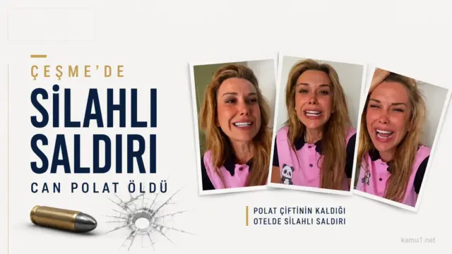 Çeşme’de Polat çiftinin kaldığı otelde yaşanan silahlı saldırı sonrası inceleme