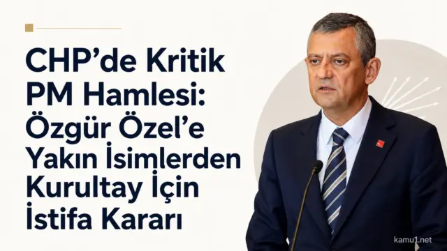 CHP’de Parti Meclisi istifaları sonrası kurultay süreci yeniden hareketlendi. Gözler Zeynel Emre’nin açıklamasına çevrildi.