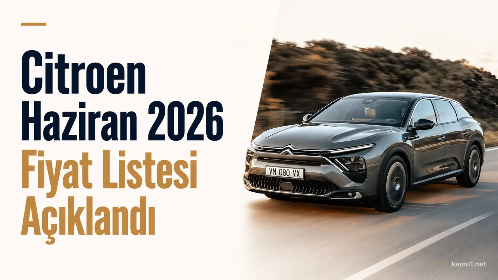 Citroen Haziran 2026 fiyat listesi belli oldu. Markada 280 bin TL’ye varan indirim ve faizsiz kredi fırsatları dikkat çekti.