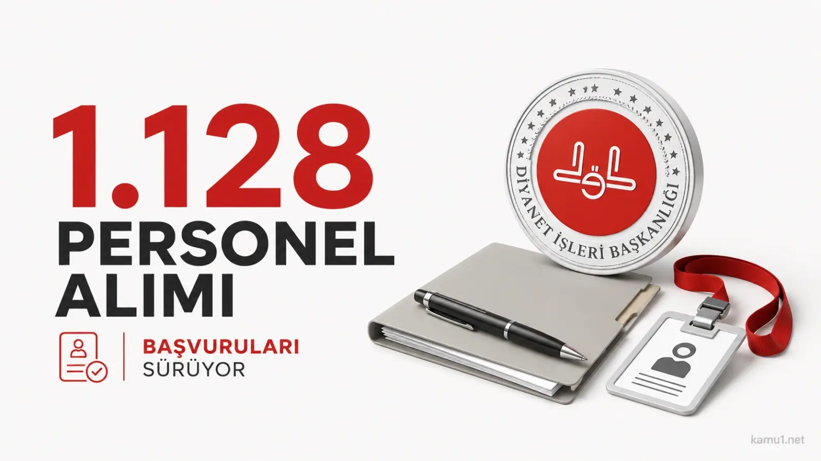 Diyanet 1.128 Personel Alımı Başvuruları Sürüyor.Diyanet İşleri Başkanlığı taşra teşkilatına 1.128 sözleşmeli personel alımı için başvuru süreci devam ediyor. Adaylar başvurularını 5 Haziran’a kadar yapabilecek.