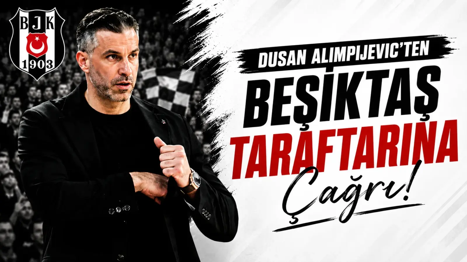 Dusan Alimpijevic, Beşiktaş GAİN taraftarlarına Akatlar için çağrı yaparken