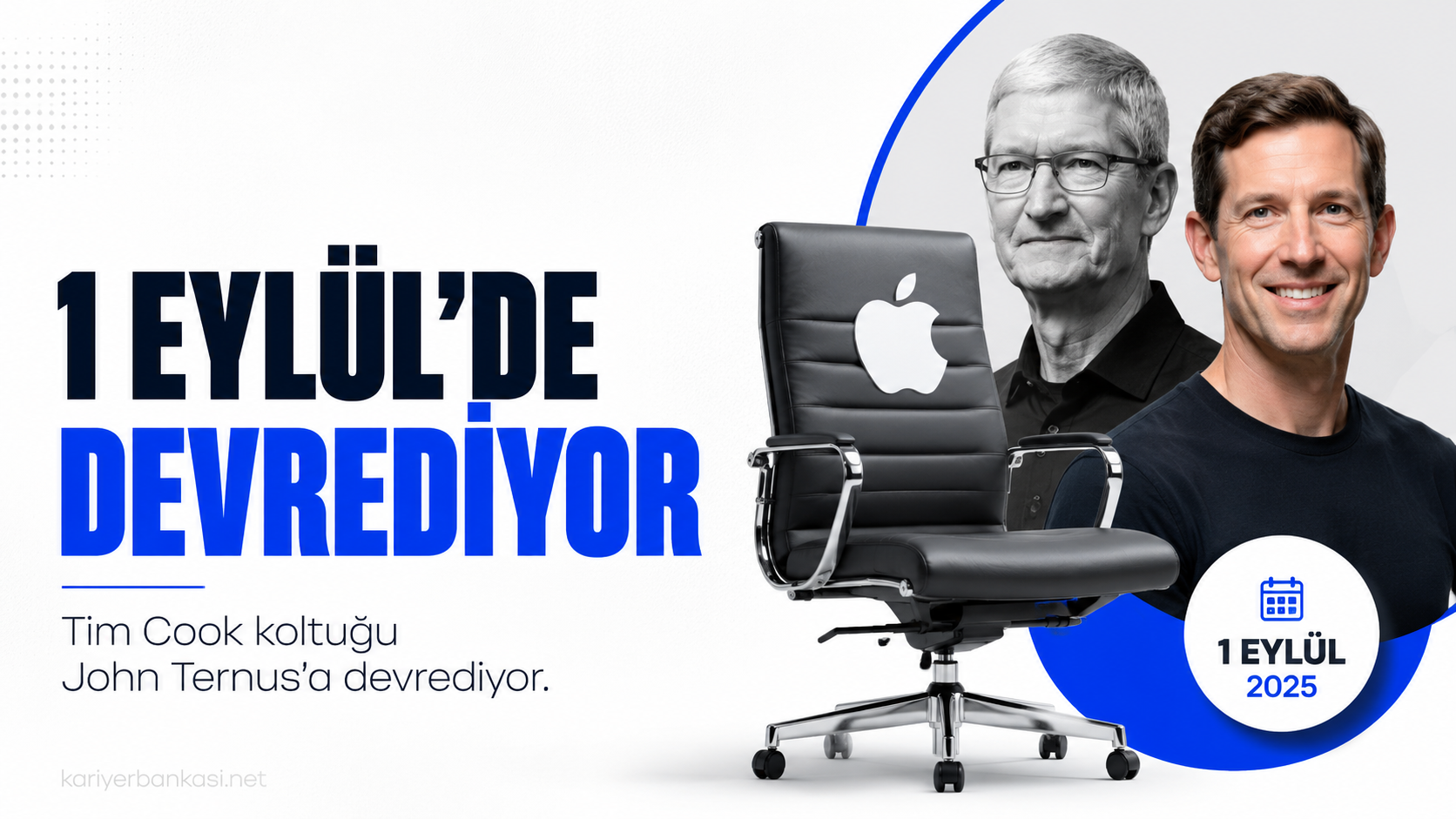 Apple'da Bir Devrin Sonu: Tim Cook Koltuğu 1 Eylül'de John Ternus'a Devrediyor