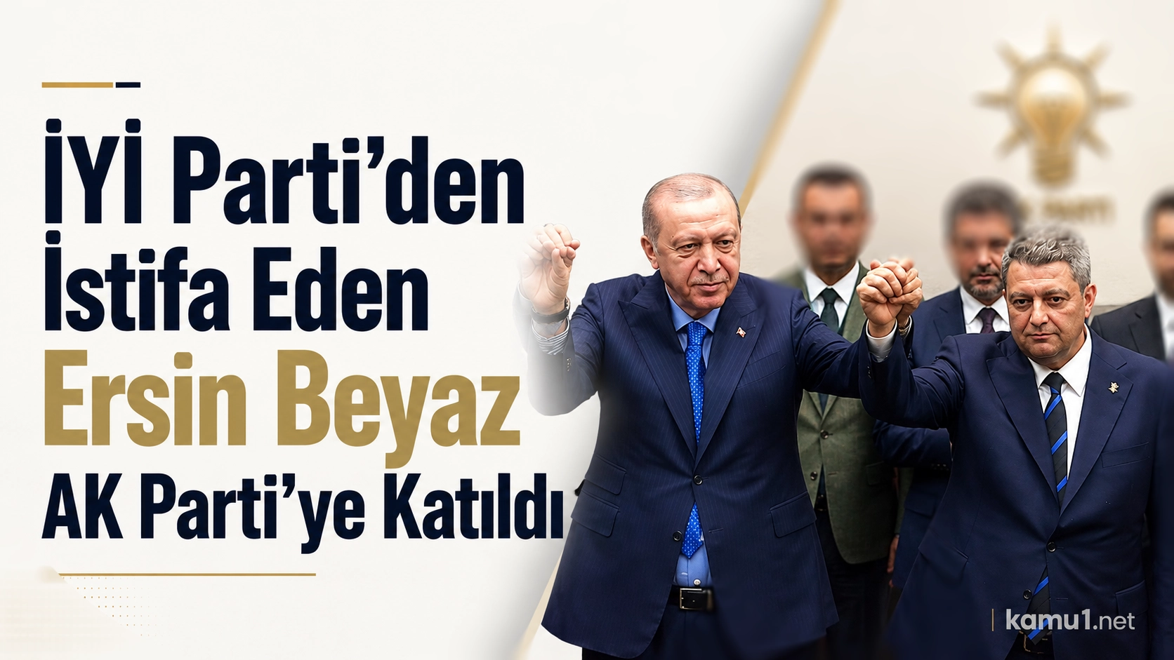 İYİ Parti'den istifa eden Ersin Beyaz, siyasi yolculuğuna AK Parti’de devam edecek.