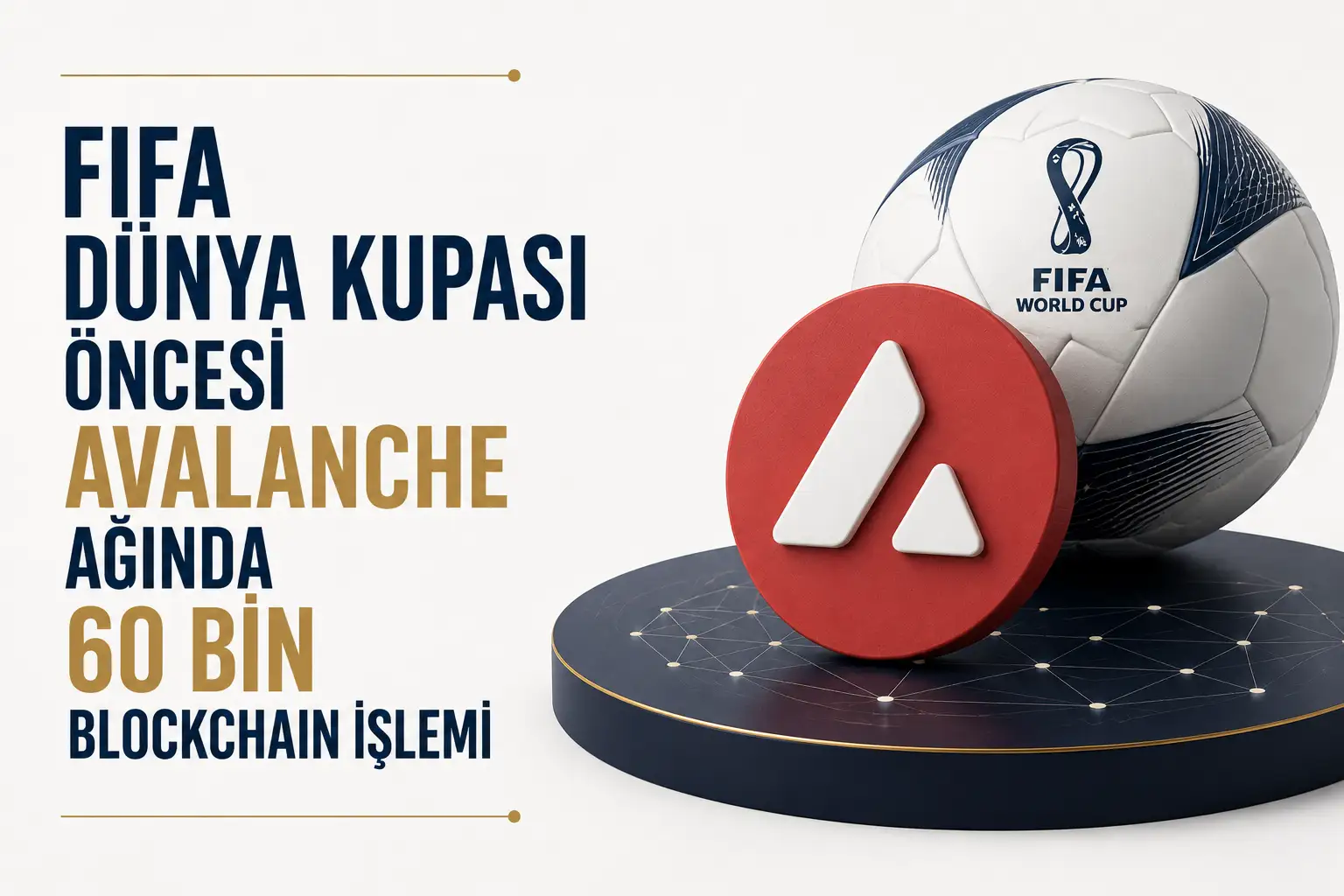 FIFA Dünya Kupası öncesi Avalanche ağında bilet işlemleri ve RTB dijital varlıkları