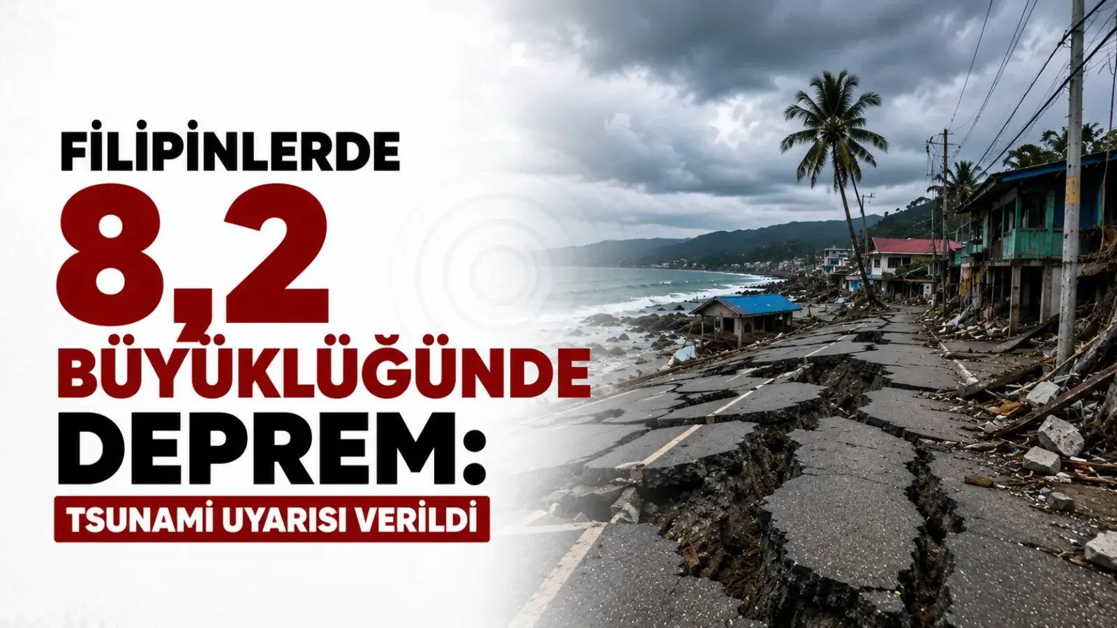 Filipinler’in Mindanao bölgesinde meydana gelen deprem sonrası tsunami uyarısı