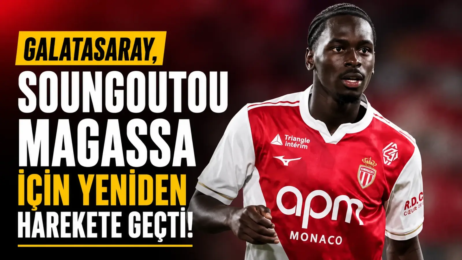 Galatasaray formasıyla transfer gündemi ve Soungoutou Magassa haber görseli