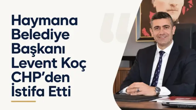 Ankara’nın Haymana Belediye Başkanı Levent Koç, Cumhuriyet Halk Partisi’nden istifa etti. Koç’un istifasıyla birlikte CHP’den ayrılan belediye başkanı sayısının 18’e yükseldiği belirtildi.