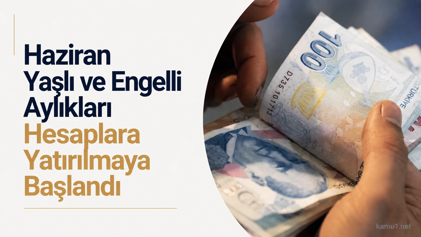 Haziran yaşlı ve engelli aylıkları için yapılan 8,4 milyar liralık ödeme açıklaması