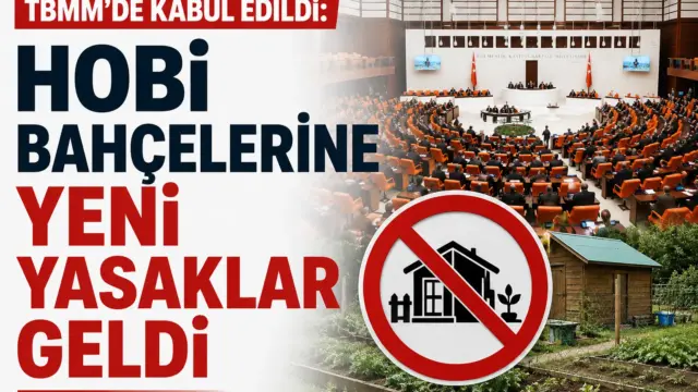 TBMM'de kabul edilen düzenleme sonrası tarım arazileri ve hobi bahçeleri gündemi